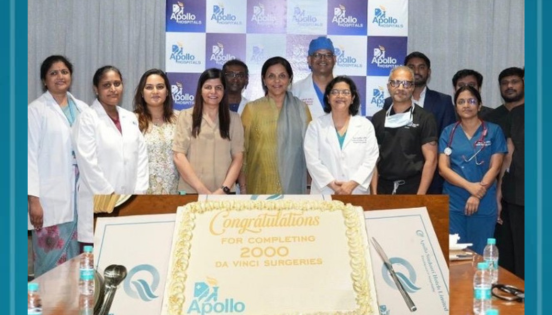Apollo Hospitals Jubilee Hills Hits 2,000 Robotic Surgeries Milestone