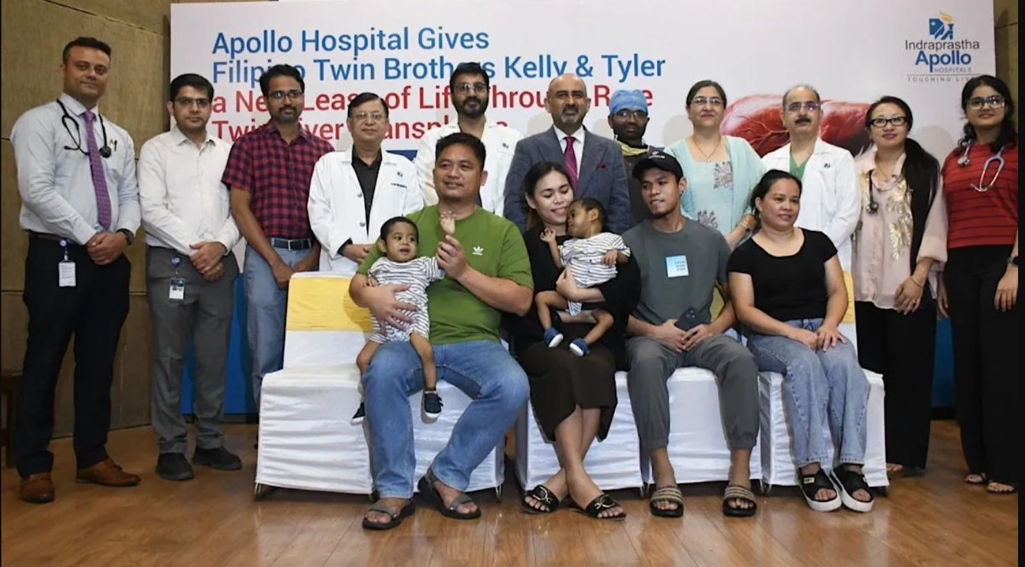 indraprastha-apollo-hospitals-performs-rare-pediatric-liver-transplants-on-filipino-twins