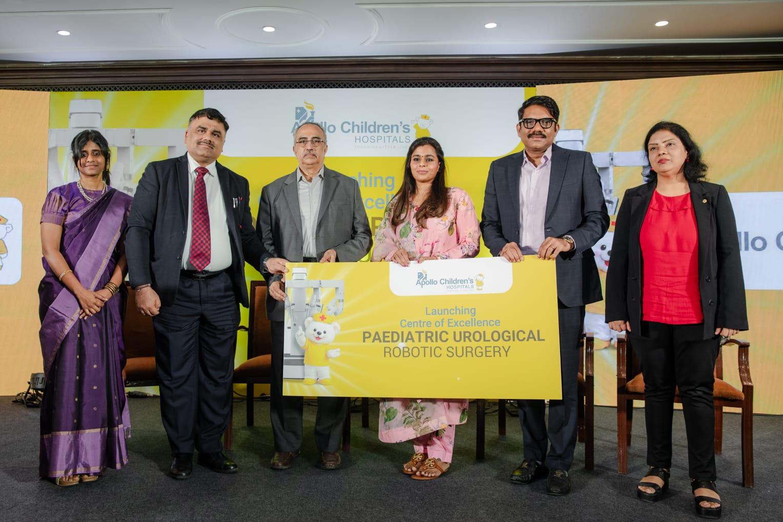 apollo-childrens-hospitals-launches-centre-of-excellence-in-paediatric-robotic-urology-marking-400-surgeries