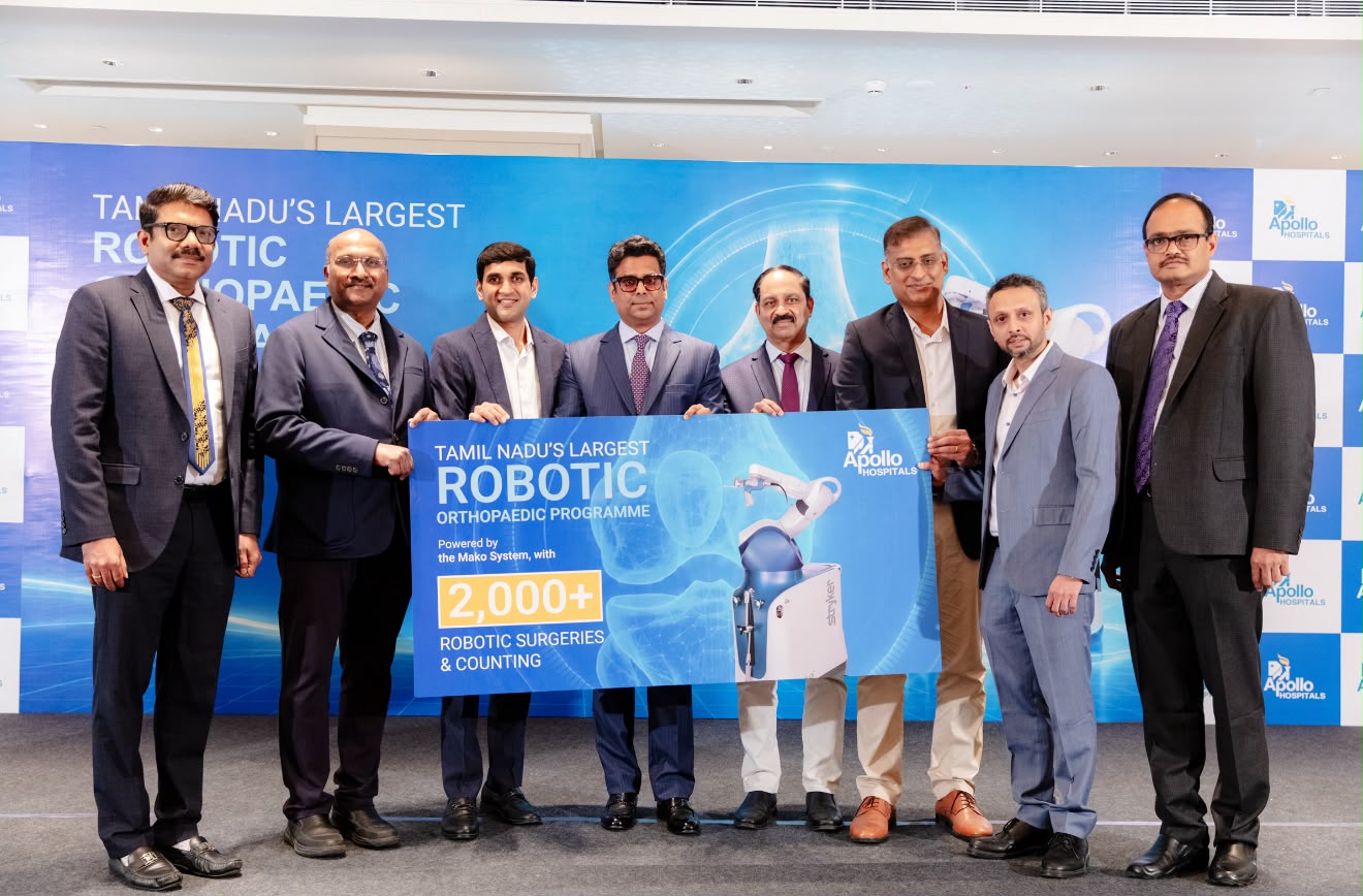 Apollo kasalxonalari, Greams yo'li 2,000 ta robot yordamidagi ortopedni kesib o'tadi