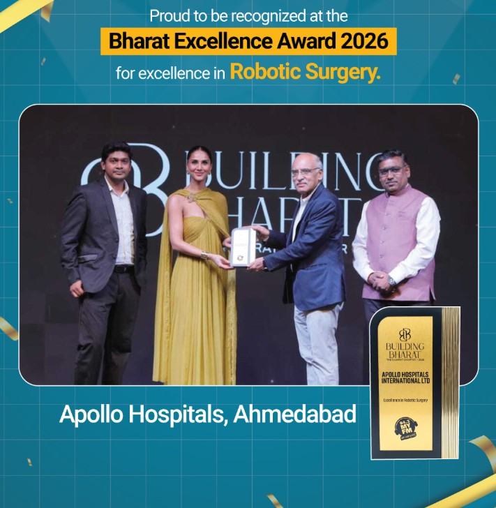 apollo-hospitals-ahmedabad-honoured-for-excellence-in-robotic-surgery-at-building-bharat-the-gujarat-chapter-2026