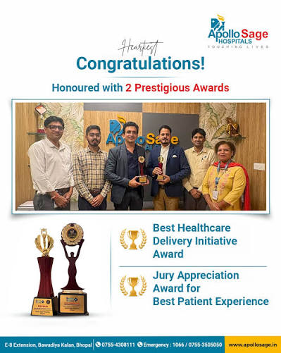 Apollo Sage Hospitals Bhopal Receives Two Honours at CII Western Region Health Innovation Awards 2026