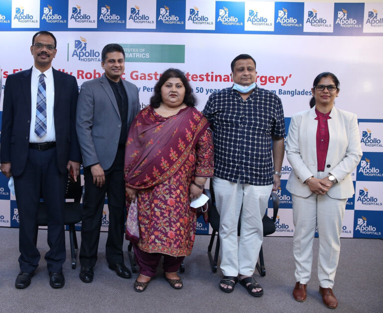 Apollo Hospitals, Chennai has successfully performed India’s first True Robotic Bariatric Surgery using Robotic Staplers on a patient from Bangladesh