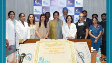  โรงพยาบาล Apollo Jubilee Hills ทำการผ่าตัดด้วยหุ่นยนต์ครบ 2,000 ครั้งแล้ว 