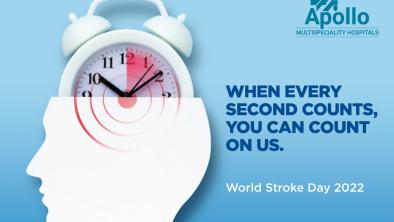  On the occasion of World Stroke Day Apollo Multispeciality Hospitals Kolkata creates awareness about Brain Stroke and how to revive such patients 