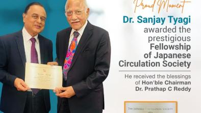  Apollo Hospitals' Dr. Sanjay Tyagi Awarded Prestigious Fellowship of the Japanese Circulation Society 