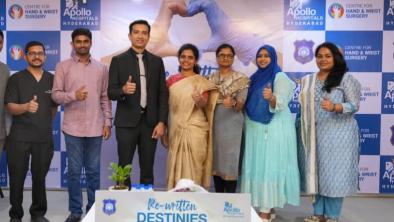  Gipasidunggan sa Apollo Hospitals Hyderabad ang mga Nakaluwas sa Operasyon sa Kamot, Gipasiugda ang Epekto sa Tukma nga Pag-atiman sa Microsurgical 